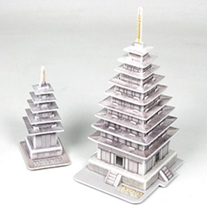 3D 미륵사지석탑과 정림사지오층석탑 만들기 DIY 키트 미니어처