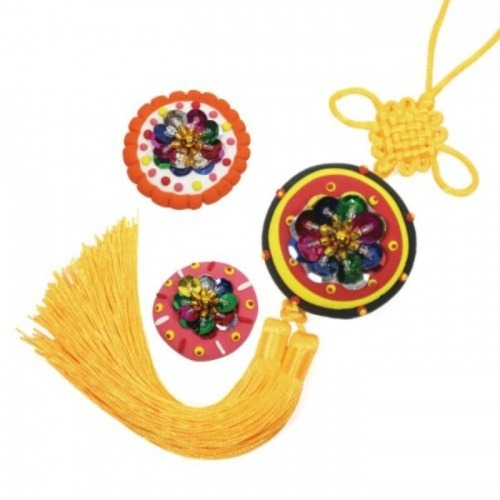 전통 매듭 클레이 비즈 노리개 만들기 DIY 키트 재료 - 명절 문화 체험