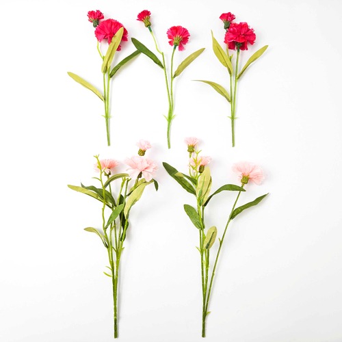 카네이션 조화 도어벨 리스 만들기 DIY재료 인테리어소품 조화꽃장식